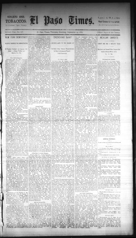 arapbeh|El Paso Times. (El Paso, Tex.), Vol. Seventh Year, No. 50, Ed. 1 .